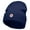 Navy, variant on Naruto Fish Cake Embroidered 12 inch Acrylic Cuffed Long Beanie - Gold OSFM