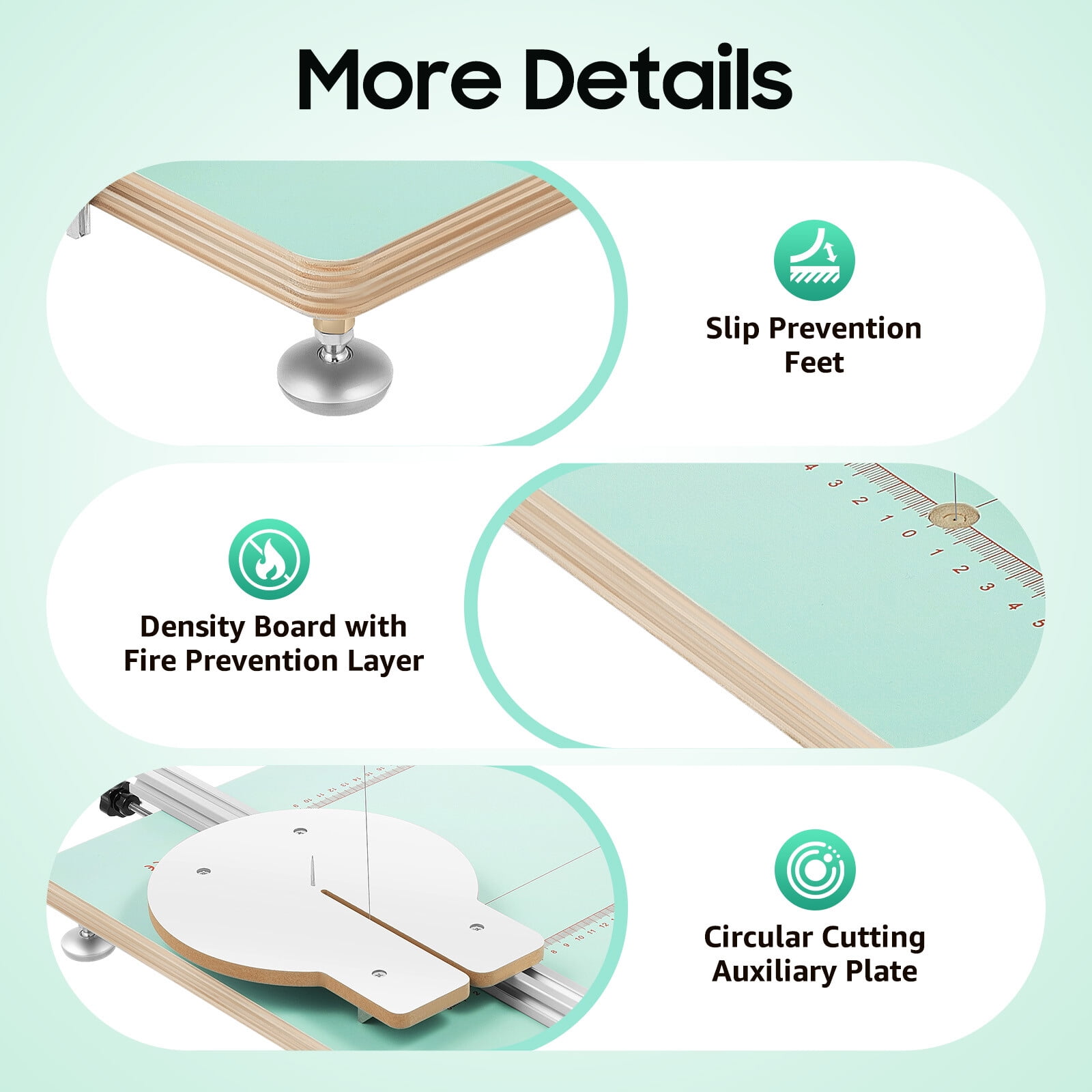 72W Tabletop Hot Wire Foam Cutter for Foam Sponge,Adjustable Temperature 32-572℉,Portable Lightweight Hot Wire Foam Cutting Machine Styrofoam Cutter with 15.4 * 12.9 Inches Workboard
