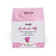 RAAM Handmade 24H Bulgarian Rose Oil Rich Eyes, Neck and Decolletage Cream Limited Edition, 1.69 Oz