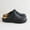 #0028-Black, variant on Men's Leather Open Back Anti-Fatigue Rocker Bottom Promotes Forward Foot Motion Premium Uppers for Long-Lasting Wear Gift