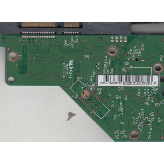 WD2500AAKX-753CA1, 2061-771640-S13 AB, WD SATA 3.5 PCB