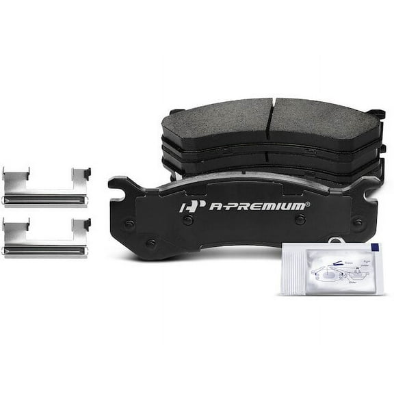 Front Brake Pad Set 4 - Compatible with 2002 - 2006 Chevy Avalanche 1500 5.3L V8 2003 2004 2005