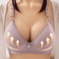 thumbnail image 3 of Tbopshirt Bras for Women Push Up Bra Ladies Traceless Comfortable No Steel Ring Breathable Gathering Bra Underwear, 3 of 4