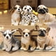 thumbnail image 3 of Gwong Juguete Perro peluche juguete alto simulación fuerte flexibilidad lavable niños regalos pug bulldog husky dalmatian peluche muñecas para dormitorio Gwong 30011514, 3 of 6