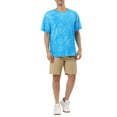 thumbnail image 2 of Camisetas de hombre INSPIRE CHIC para el Día del Padre, de manga corta, verano, camiseta de teñido anudado, camisetas impresas, S azul real, 2 of 6