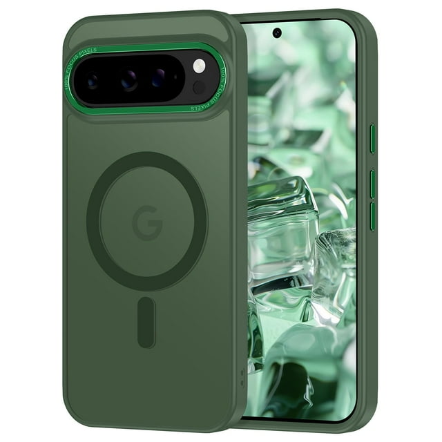 Funda Magnética Antigolpes Verde para Google Pixel 9 Pro XL Casehas