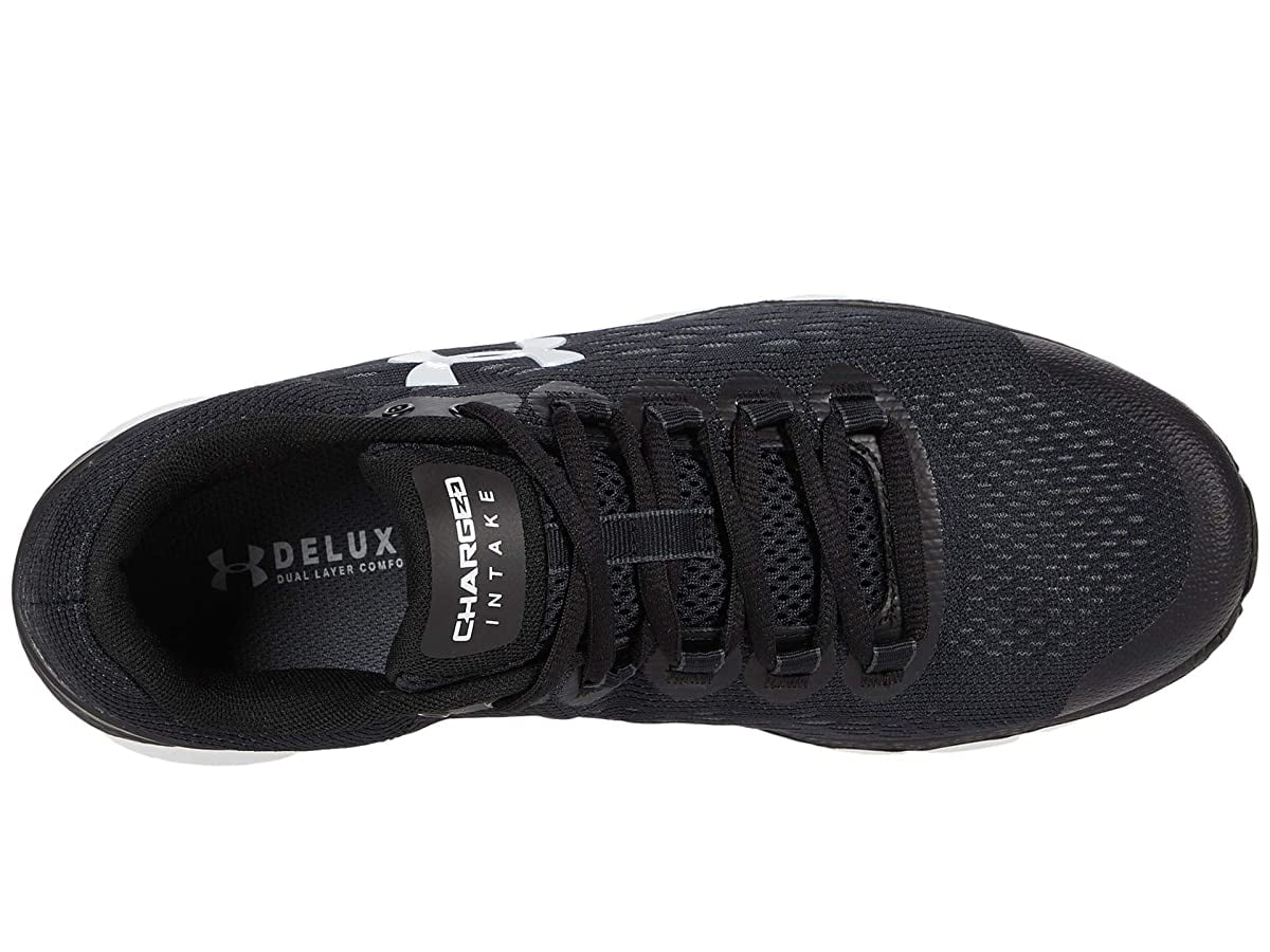 Under Armour Charged Intake 4 Sports Shoes in Black White White Walmart