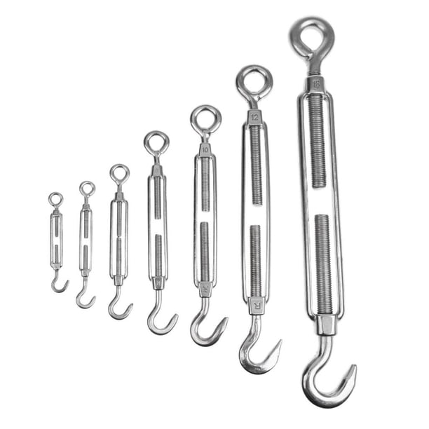 Kit Tensor Ajustable De 3/8" Con Tuercas De Bloqueo