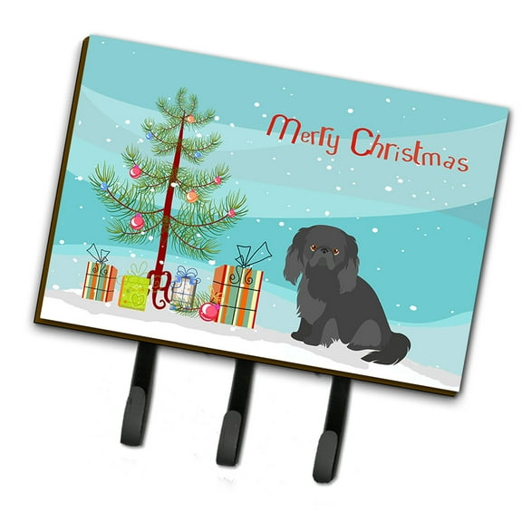 Pekingese Christmas Tree Leash or Key Holder