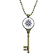 thumbnail image 1 of Ojo Flor patron de triangulo de arte Llavero Collar Colgante Bandeja Cadena Embellecida Unbranded M, 1 of 3