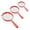Red 1PCS, variant on Set Of 3 Multi Purpose Plastic Strainers With Handle Sieve Mesh Colander Flour Kitchen