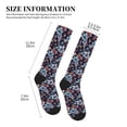 thumbnail image 4 of Sikiie Flowers ad Butterflies 1 Pairs Compression Socks for Men and Women 15-20 mmHg Running Support Socks, 4 of 7