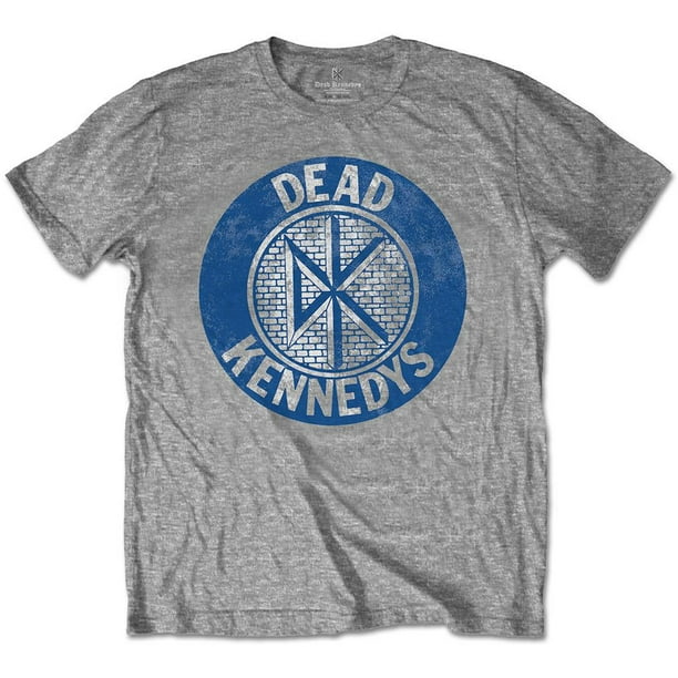Dead Kennedys - Camiseta Vintage de Algodón para Adultos Unisex (Gris)