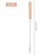 thumbnail image 4 of Stainless Steel Color Coding Chocolate Fountain Cheese Fondue Forks with Oak Wood Handle Heat Resist, 4 of 5