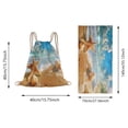 thumbnail image 3 of Hometravel Beach Towel Bag 2 in 1, Sand Resistant Microfiber Wearable Blanket Backpack, Quick Dry Towel Backpack for Camping Travel Swim, 3 of 9