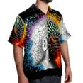 thumbnail image 2 of Mathematical Engineering Men's Short Sleeve Hawaiian Shirt, Poplin Casual Printed Button Down, Summer Beach Unisex Shirts, 2 of 6