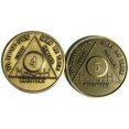 thumbnail image 4 of wendells 4 Month and 5 Month Bronze AA Medallion Sobriety Chip Set, 4 of 4