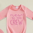 thumbnail image 4 of Hessimy Unisex Baby Short Sleeve Bodysuits Made With Cotton(Pink, 4 of 4