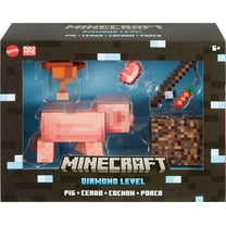 Mattel Minecraft Diamond Level Pig Action Figure