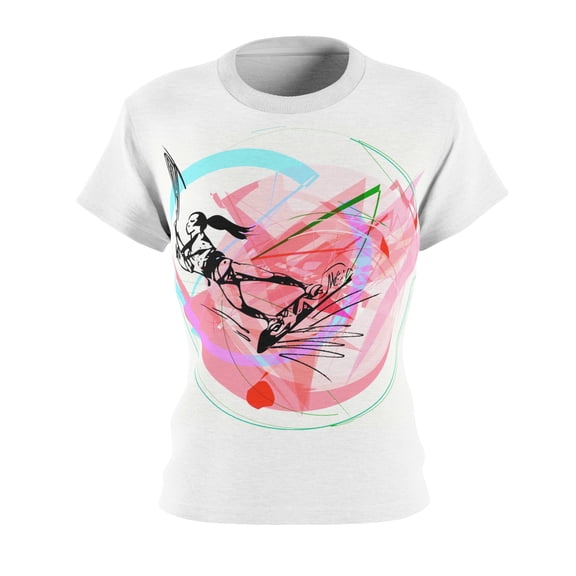 Women's Cut & Sew Tee (AOP) Wakeboard