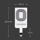 thumbnail image 1 of Adaptador receptor de cargador inalámbrico Qi universal Receptor de cargador inalámbrico rápido Qi, 1 of 12