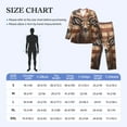 thumbnail image 4 of Hirioo Deer American Flag Wall for Men's Pajama Sets 2 Piece Pjs Men's Long-Sleeved Pajama Set Button Down Sleepwear,S-XXL-Small, 4 of 7