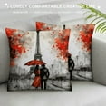 thumbnail image 3 of RUIYC  Decorative Eiffel Tower Throw Pillow Cover Oil Painting France Paris Landscape Pillow Case Cushion Cover for Sofa Couch Home Bedroom Decoration, 3 of 5