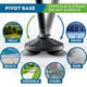 thumbnail image 5 of Bastón HONEYBULL para hombre y mujer: plegable, ajustable, plegable, de pie, con punta pivotante, resistente | Bastones plegables para personas mayores y adultos (negro, con punta pivotante), 5 of 5