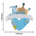 thumbnail image 4 of Maxora Personalized Ornaments Customized Christmas Gift for Boy Prince Crown Ornament Free Customize, 4 of 8