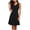 Black, variant on Staron Women's V Neck Wrap Dress Sleeveless Ruched Drawstring Mini A-Line Casual Party Cocktail Bodycon Dress, Green 3XL