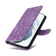 thumbnail image 3 of SaniMore Galaxy S24 5G Wallet Case, [Flower Embossed] Premium PU Leather Flip Protective Case with Card Holder & Stand Cover for Samsung Galaxy S24 6.2" 2024, Purple, 3 of 11