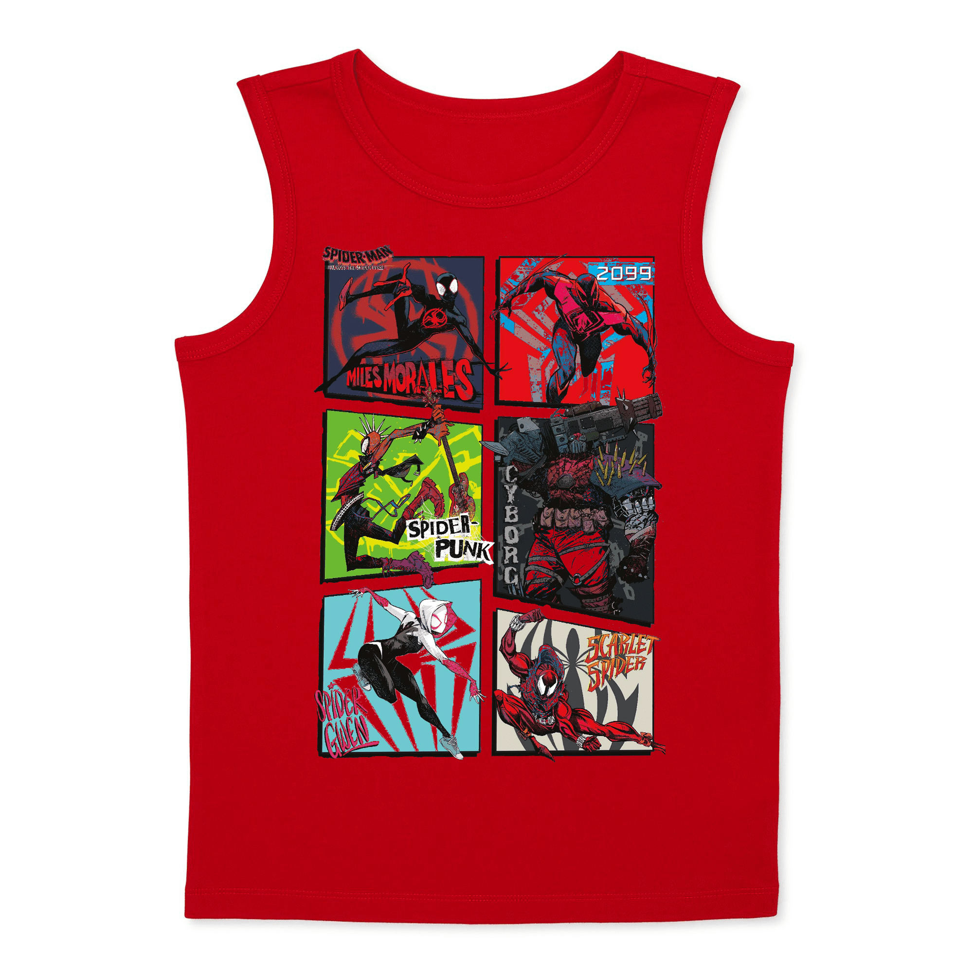 boys-tough-tank-top-spider-man-in-spiderverse-retro-graphic-shirt-size
