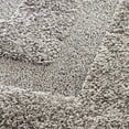 thumbnail image 4 of SAFAVIEH Florida Mason Bordered Shag Area Rug, Grey, 5'3" x 7'6", 4 of 7