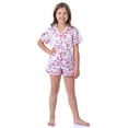 thumbnail image 2 of Mattel Girls' Barbie Fantasy Mermaid Princess Sleep Pajama Set Shorts, 2 of 7