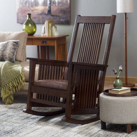 - Belham Living Province Mission Rocker - Walnut