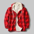 thumbnail image 2 of Vedolay Men Jackets for Winter Oversized Button Down Shirt Fall Outfits Fashion Trendy Coat Red,3XL, 2 of 5