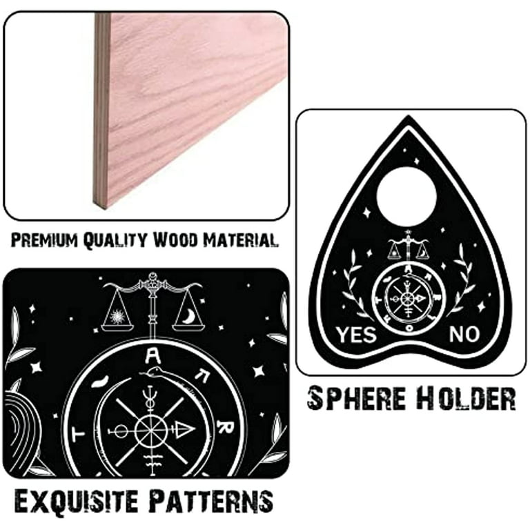 Wood Spirit Board Pendulum Board Wooden Talking Ouija Boards with