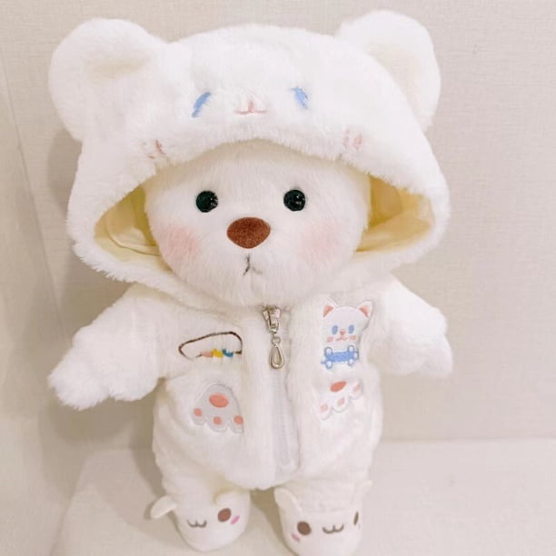 Oso de peluche de 30cm, oso de mantequilla para niños, figura de acción, cambio de ropa, regalo de cumpleañoszhangyuxiang
