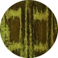 thumbnail image 1 of Ahgly Company Indoor Round Oriental Green Industrial Area Rugs, 3' Round, 1 of 4