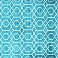 thumbnail image 1 of Ahgly Company Indoor Square Trellis Light Blue Modern Area Rugs, 5' Square, 1 of 4