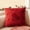 F, variant on Valentine's Day Love Pillow Soft Plush Decorative Throw Cushion, Romantic Home Gift for Couples Red