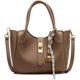 thumbnail image 1 of LHSHIDU Bucket Bags for Women Crossbody Top Handle Bag Elegant Handbag Tote Purse Faux Leather Shoulder Bag with Zipper, 1 of 6