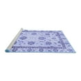 thumbnail image 2 of Ahgly Company Machine Washable Indoor Rectangle Abstract Blue Modern Area Rugs, 7' x 9', 2 of 4
