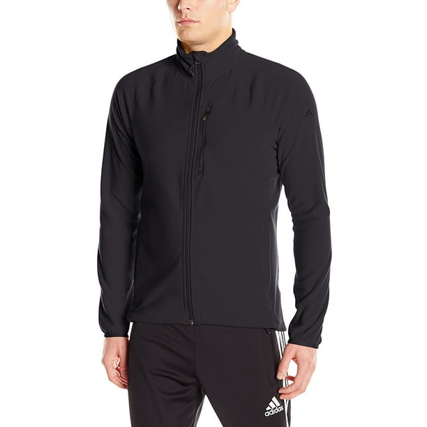 black adidas fleece jacket