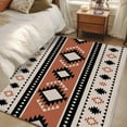 thumbnail image 4 of Area Rugs for Living Room 4x6 Ft, Khaki Boho Non Slip Area Rugs for Kitchen Bedroom Entryway, Vintage Ethnic Tribe Washable Carpet Runner Rug Floor Mats for Bedroom Home Decor Retro Abstract Art, 4 of 9