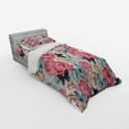 thumbnail image 3 of Ambesonne Colorful Bedding Set 4 Pcs, Peony Rose Butterflies, Queen, Multicolor, 3 of 3