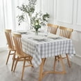 thumbnail image 1 of Mantel maxmill rectangular a cuadros, 132 x 178 cm, impermeable, 1 of 9