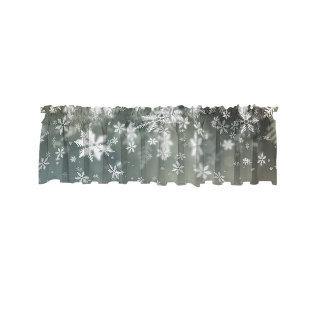 Christmas Window Decorations,Essential for Christmas 137X45Cm/53.9X17.7Inches the Exquisite Christmas Style Window Drapery Festive Decorations Making the Window Wear the Coat of Christmas