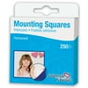 Scrapbook Adhesives Mounting Squares 250/Pkg-Permanent, White, .5"X.5"