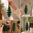 thumbnail image 6 of Crochet Christmas Tree DIY Kit for Beginners, Handmade Holiday Tabletop Decor Set with Soft Yarn and Tools, Christmas Craft Kit for Adults and Teens, DIY Gift Making Supplies, Style C, 6 of 6